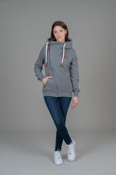 Athena sweat à capuche de couleur gris foncé